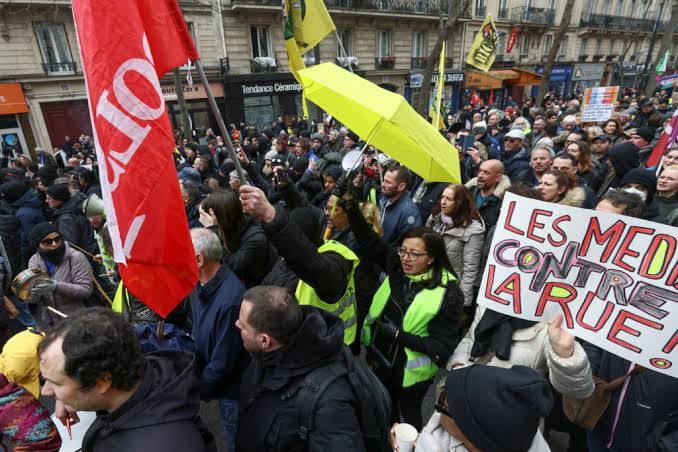 Protests in France
